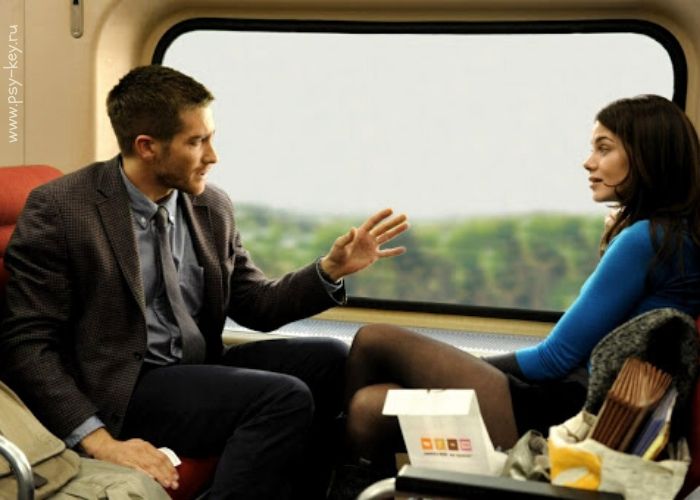 картинка Разговор в поезде